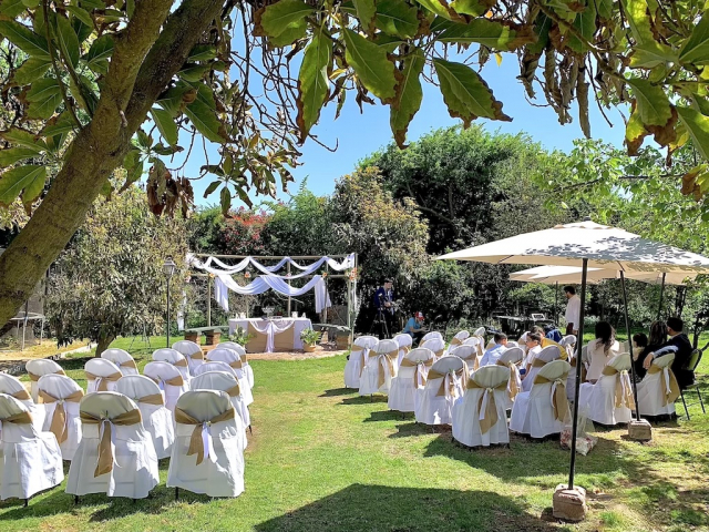 Ceremonia en Pérgola